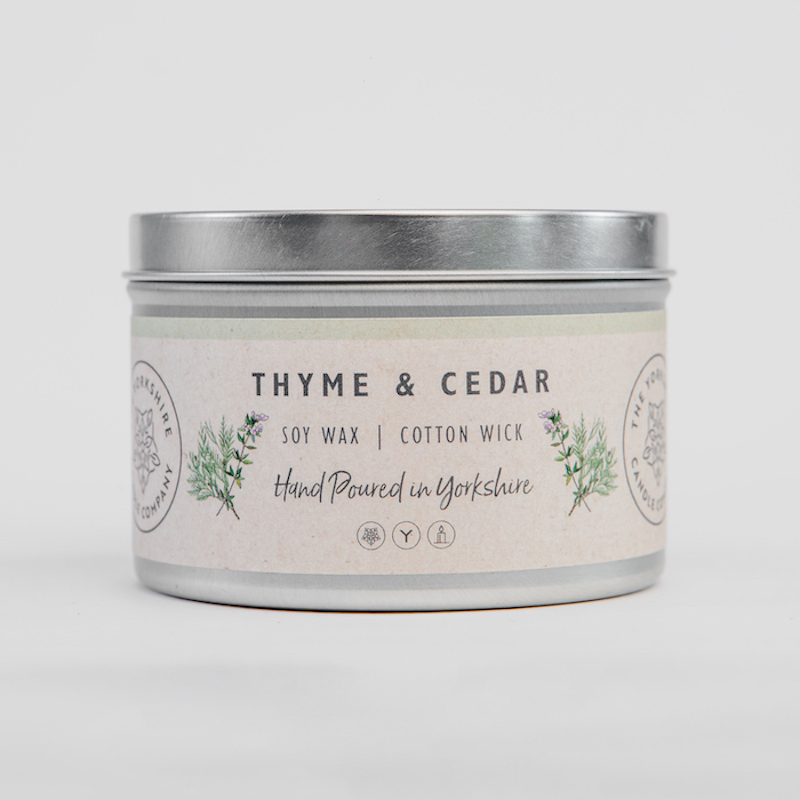 Thyme & Cedar The Yorkshire Candle Company
