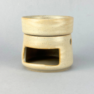 Large Beige Wax Burner