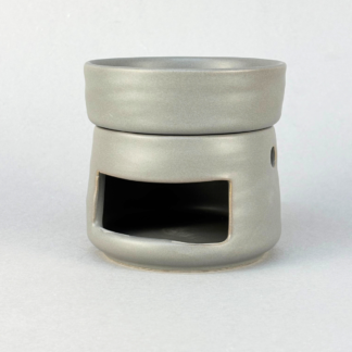 Large Grey Wax Burner